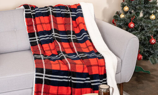 vánoční deka levně