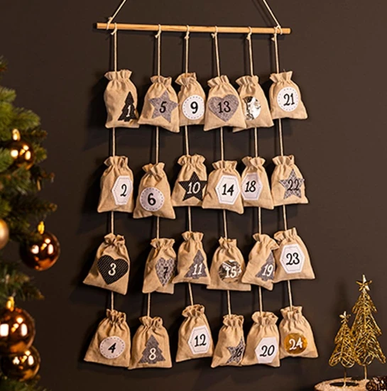 Adventní kalendář Pytlíčky k naplnění